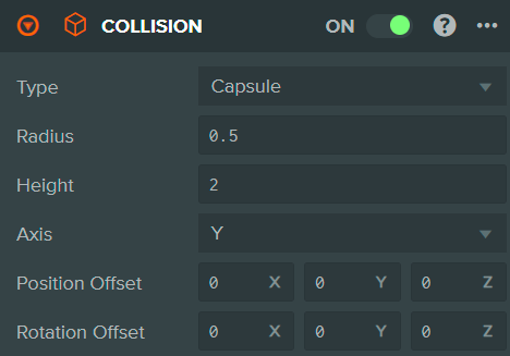 Collision Component (Capsule)