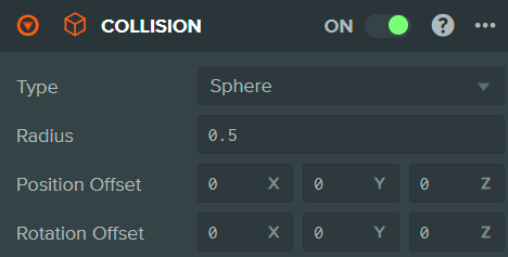 Collision Component (Sphere)