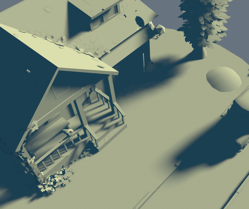 Lightmap with 100 samples