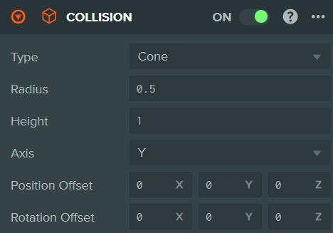 Collision Component (Cone)